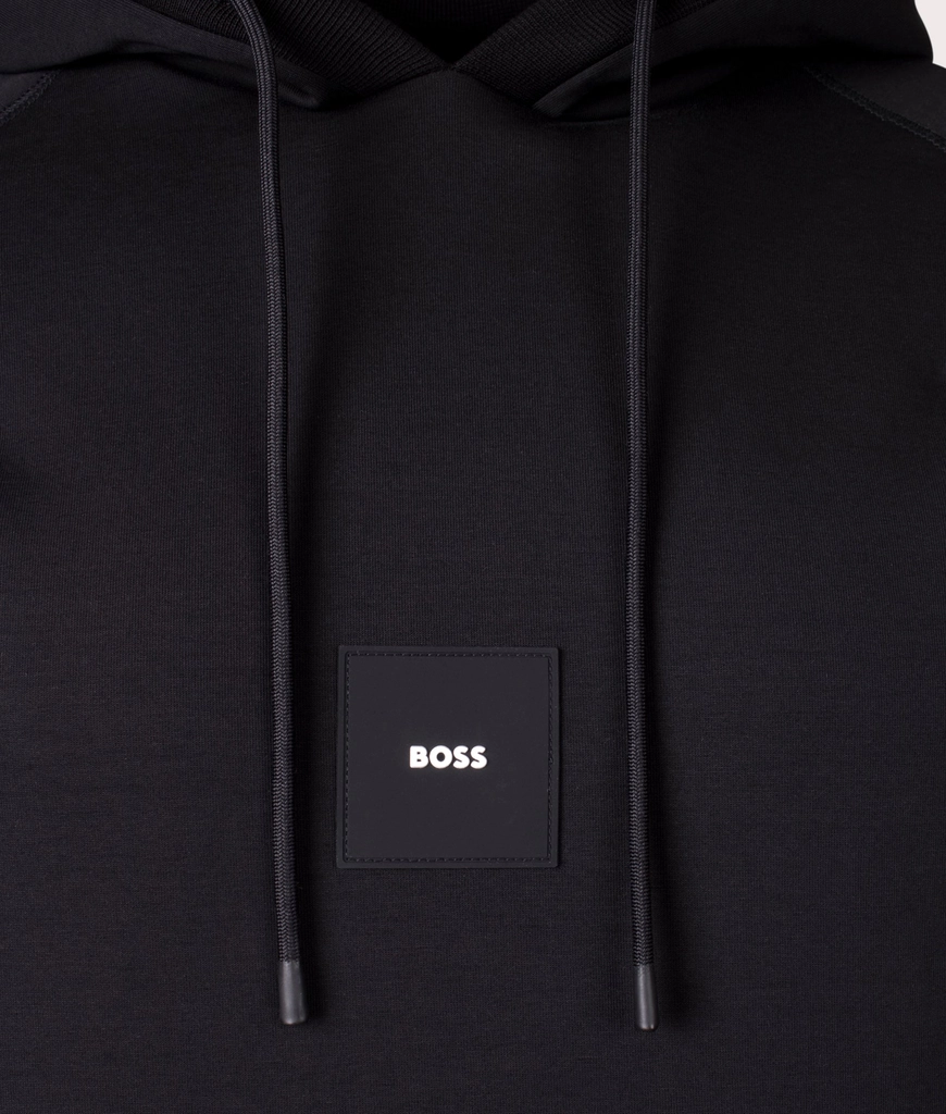 Hugo Boss Mens Soody Rib Hoodie
